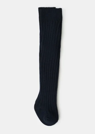 Gerippte Strumpfhose