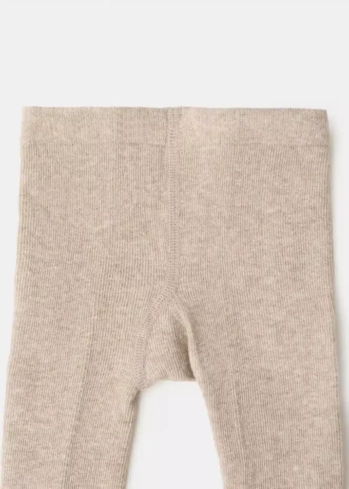 Gerippte Strumpfhose