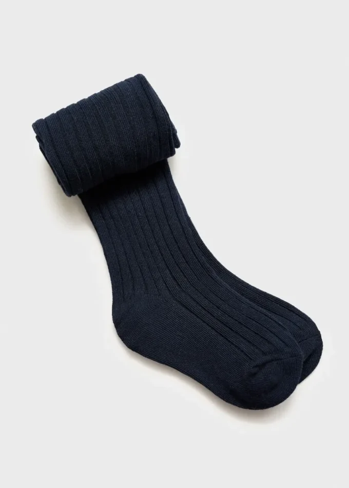 Gerippte Strumpfhose