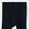 Gerippte Strumpfhose