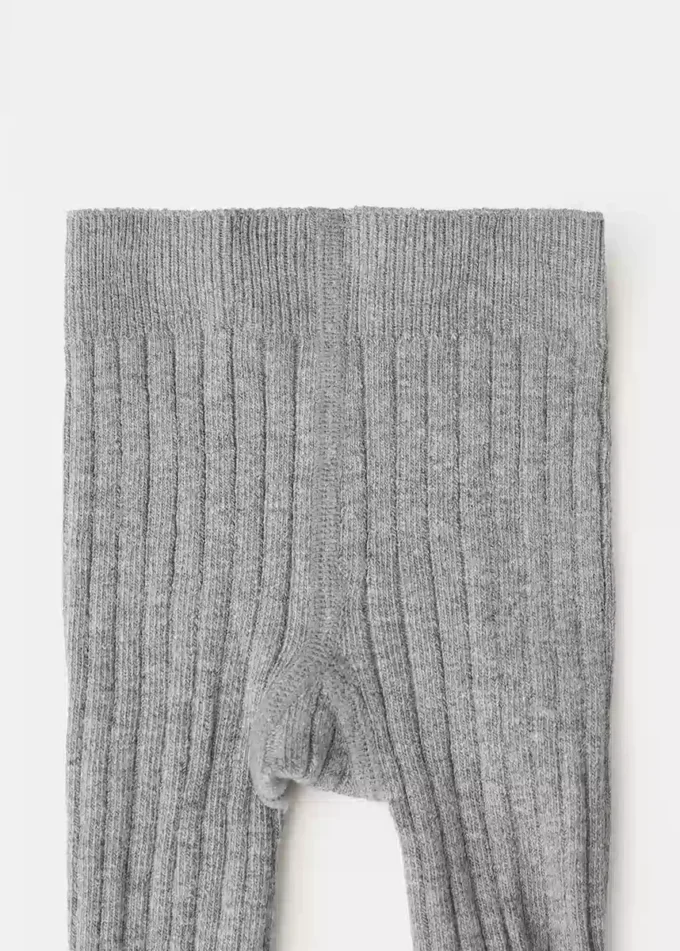 Gerippte Strumpfhose