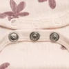Gerippter Body mit Blumenmuster