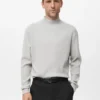Gerippter Rollkragenpullover