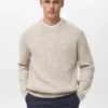 Gerippter Strickpullover
