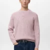 Gerippter Strickpullover