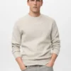 Gerippter Strickpullover