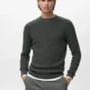 Gerippter Strickpullover