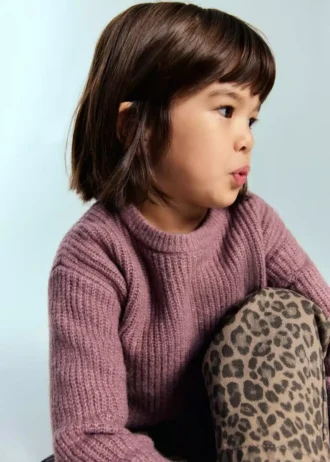 Gerippter Strickpullover