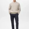Gerippter Strickpullover