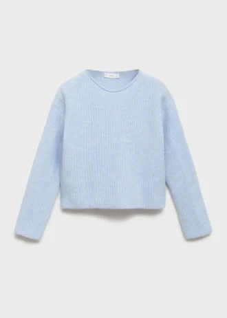 Gerippter Strickpullover
