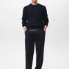 Gerippter Strickpullover