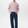 Gerippter Strickpullover