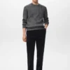 Gerippter Strickpullover