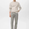 Gerippter Strickpullover