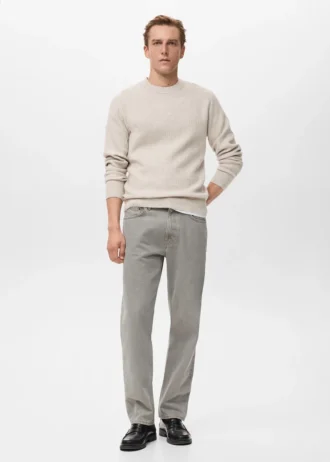 Gerippter Strickpullover