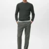 Gerippter Strickpullover
