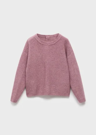 Gerippter Strickpullover
