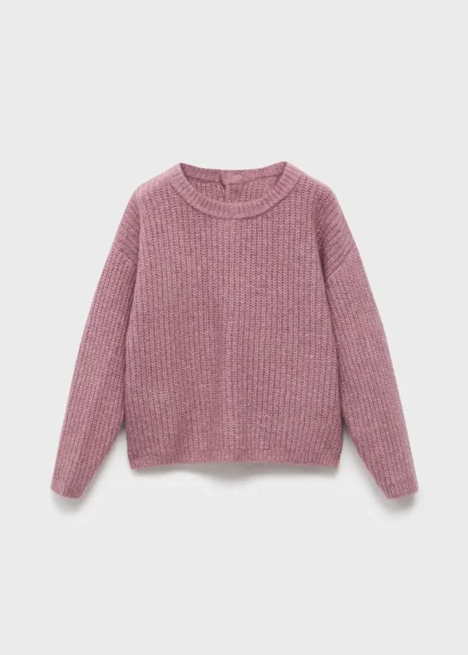 Gerippter Strickpullover Gerippter Strickpullover