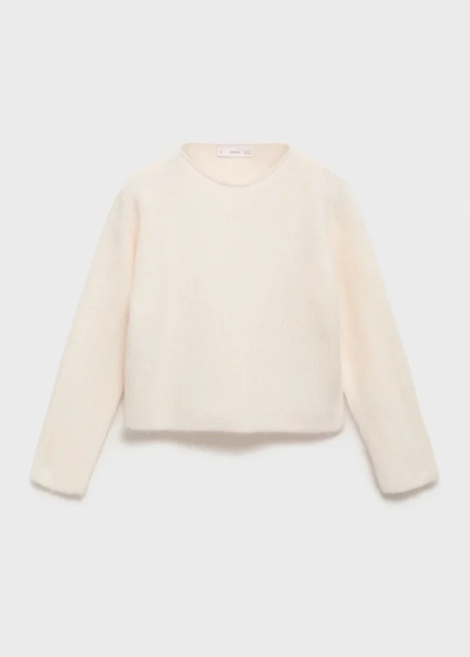 Gerippter Strickpullover Gerippter Strickpullover