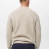 Gerippter Strickpullover