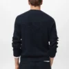 Gerippter Strickpullover
