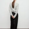 Gerippter Strickpullover