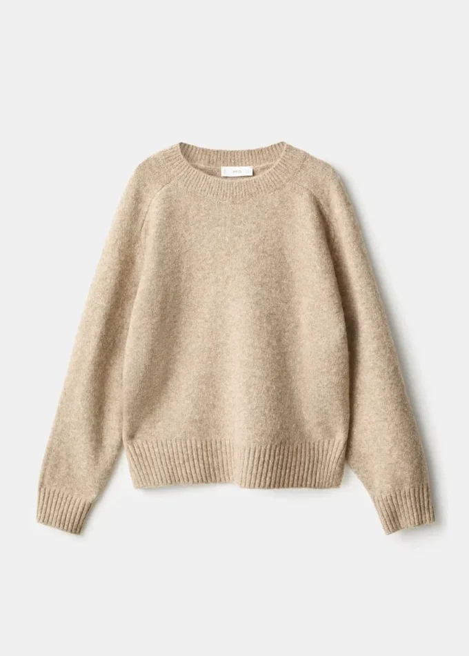 Gerippter Strickpullover Gerippter Strickpullover