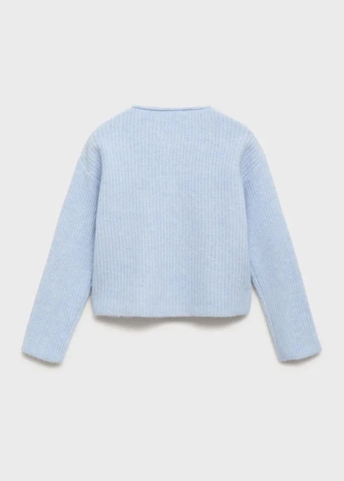 Gerippter Strickpullover Gerippter Strickpullover