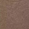 Geripptes Strick-T-Shirt Geripptes Strick-T-Shirt