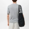 Geripptes Strick-T-Shirt Geripptes Strick-T-Shirt