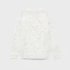 Gespeckter Wollpullover Gespeckter Wollpullover