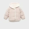 Gesteppte Anorakjacke mit Fellimitat-Innenfutter