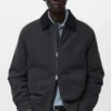 Gesteppte Jacke mit Cordkragen Gesteppte Jacke mit Cordkragen