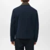 Gesteppte Jacke mit Cordkragen