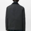 Gesteppte Jacke mit Cordkragen