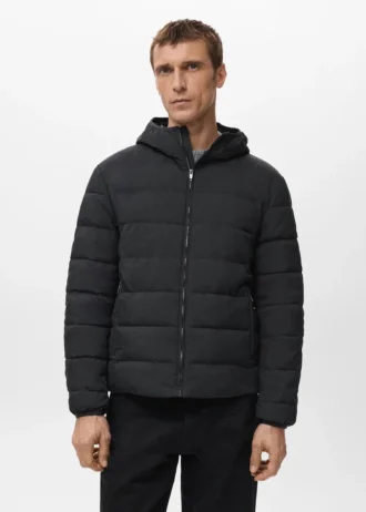 Gesteppte Jacke mit Daunen- und Federfüllung