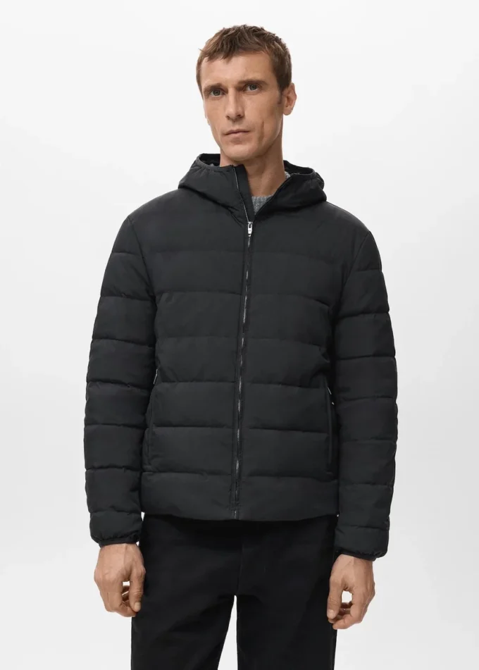 Gesteppte Jacke mit Daunen- und Federfüllung Gesteppte Jacke mit Daunen- und Federfüllung