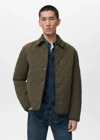 Gesteppte wasserabweisende Jacke