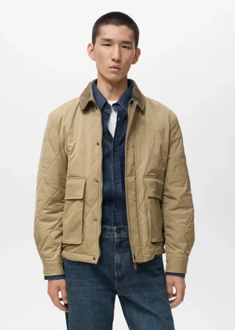 Gesteppte wasserabweisende Jacke