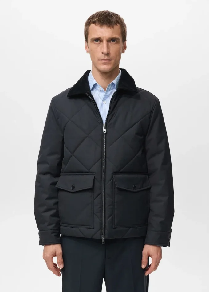 Gesteppte wasserabweisende Jacke