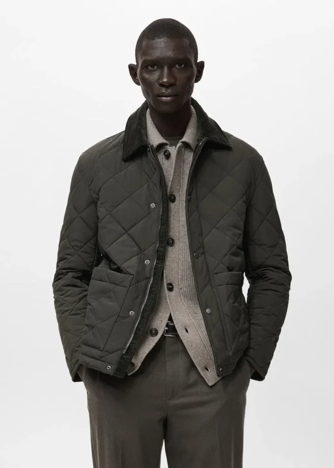 Gesteppte wasserabweisende Jacke Gesteppte wasserabweisende Jacke