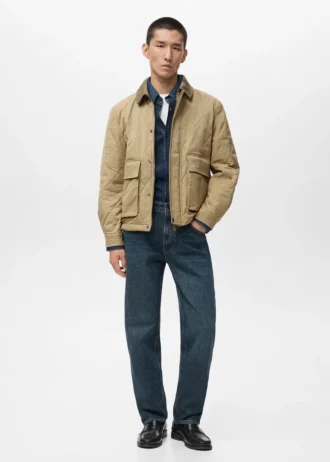 Gesteppte wasserabweisende Jacke