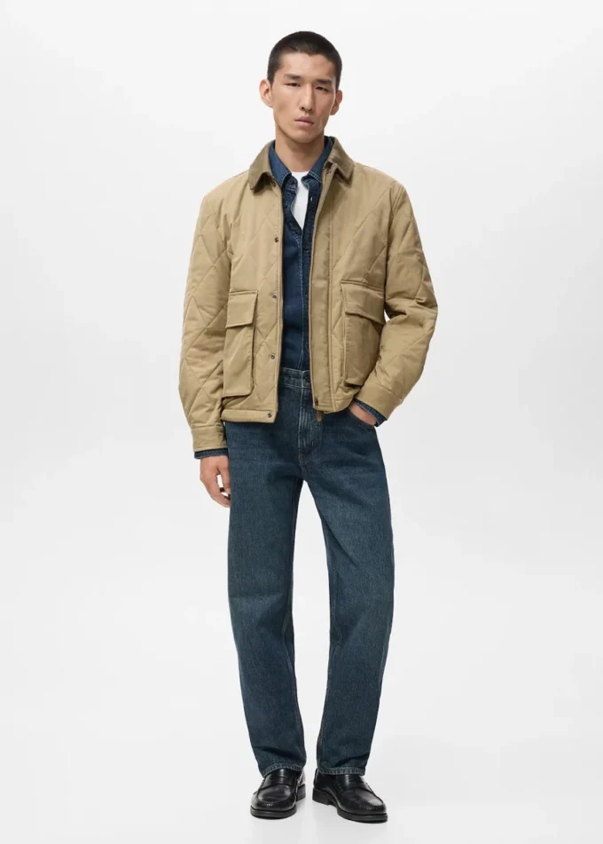 Gesteppte wasserabweisende Jacke Gesteppte wasserabweisende Jacke