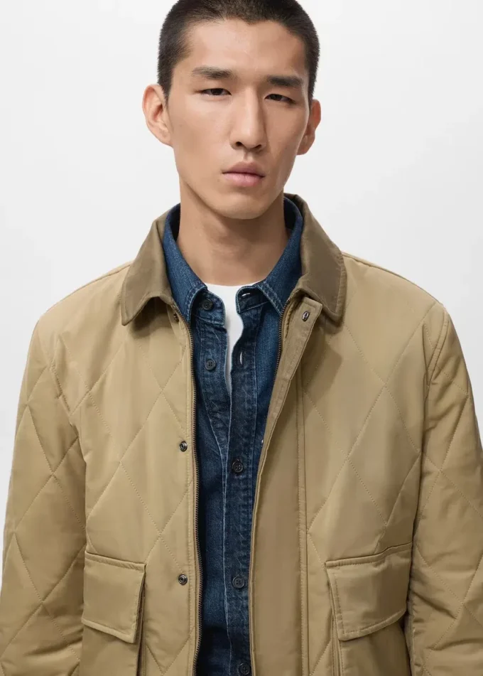 Gesteppte wasserabweisende Jacke Gesteppte wasserabweisende Jacke