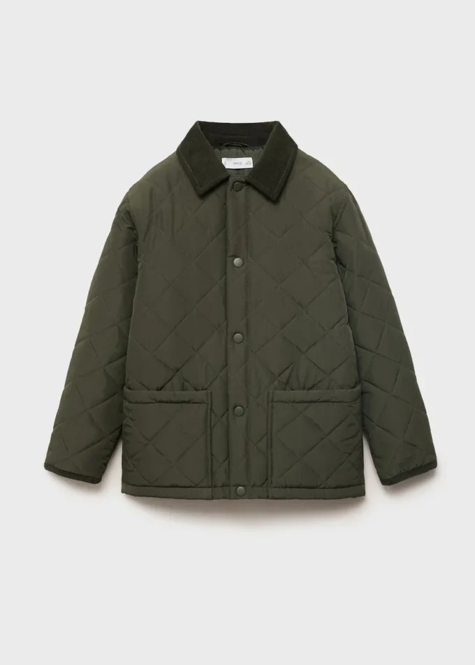 Gesteppter Anorak mit Hemdkragen Gesteppter Anorak mit Hemdkragen