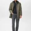 Gesteppter Parka mit wasserabweisender Kapuze Gesteppter Parka mit wasserabweisender Kapuze