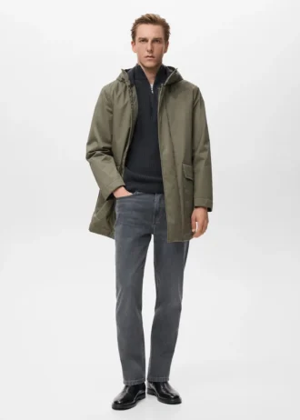 Gesteppter Parka mit wasserabweisender Kapuze