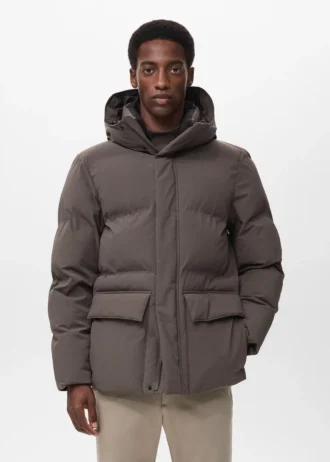 Gesteppter, wasserdichter Anorak