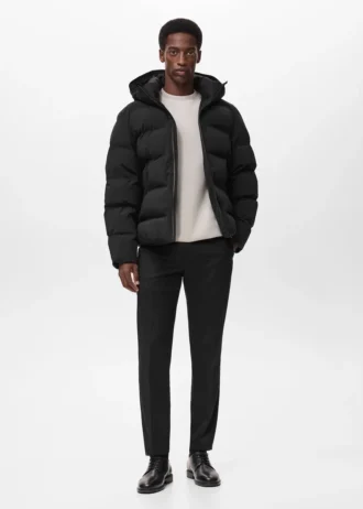 Gesteppter, wasserdichter Anorak