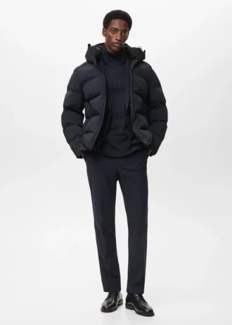 Gesteppter, wasserdichter Anorak